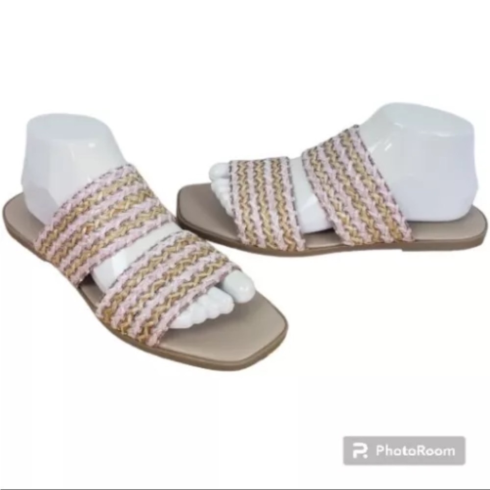 Avellini Made In Italy Woven Sandals Leather Sock NWT - Picture 3 of 7